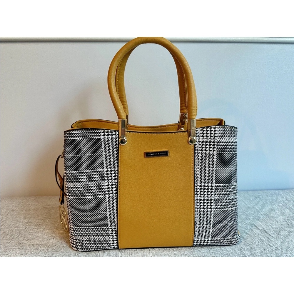 Charles & Keith Handbag Top Handle Satchel Shoulder Bag